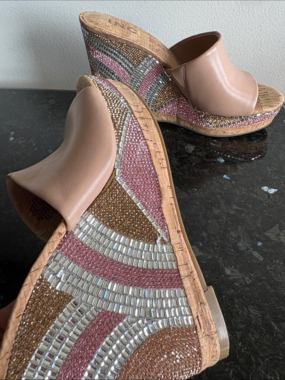INC International Concepts Platform Sandals